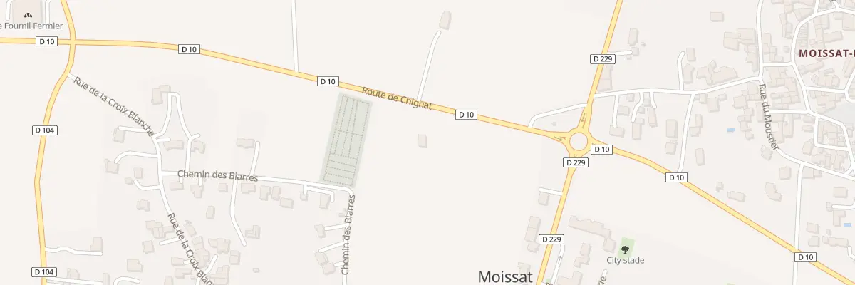 Plan du 5047 Rte de Chignat à Moissat