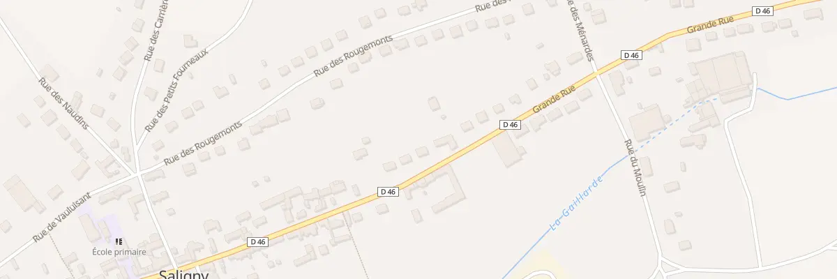 Plan du 27 Gr Grande Rue à Saligny