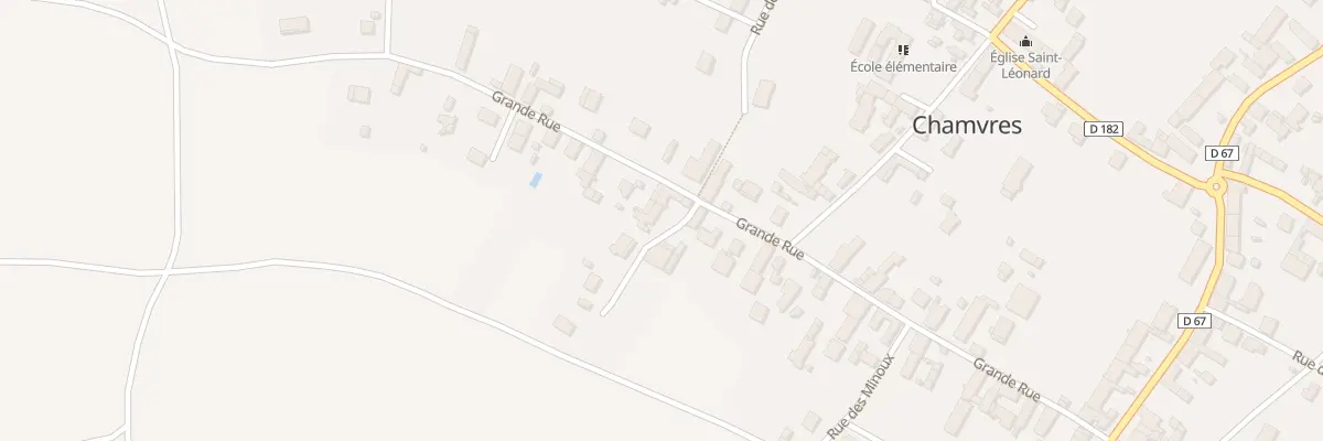 Plan du 25 Gr Grande Rue à Chamvres