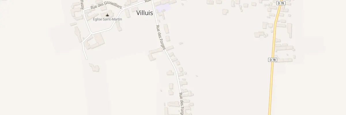 Plan du 15 Rue des Forges à Villuis