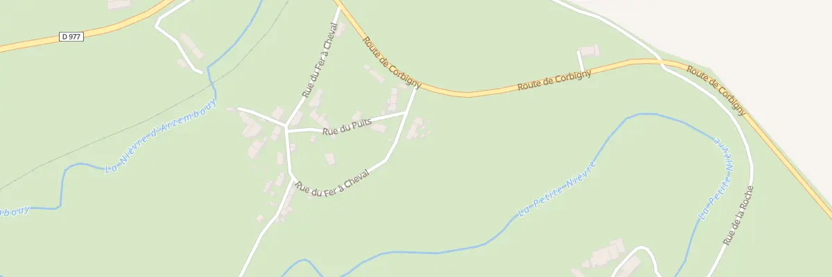 Plan du 8 Rue du Fer à Cheval à Prémery