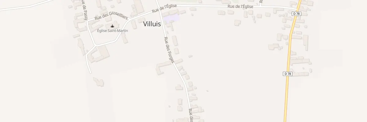 Plan du 17 Rue des Forges à Villuis