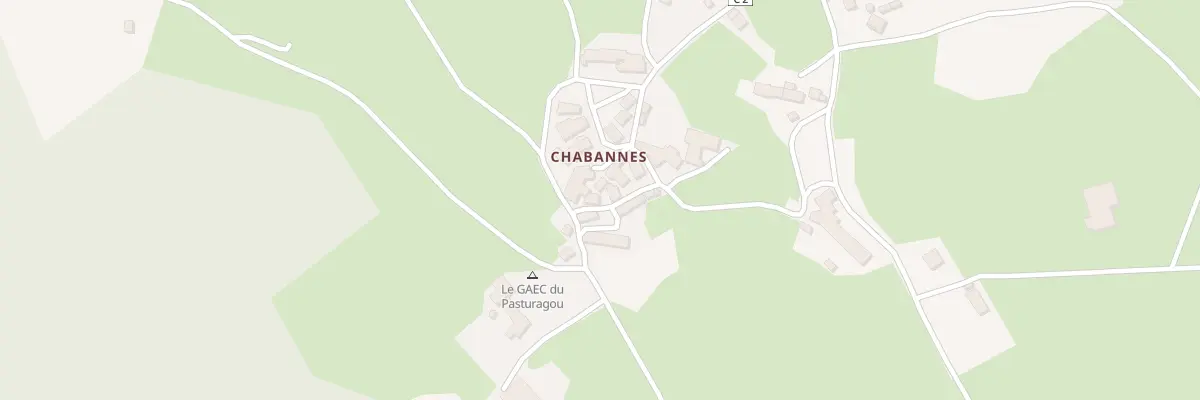Plan du 5003 Chabannes à Fontans