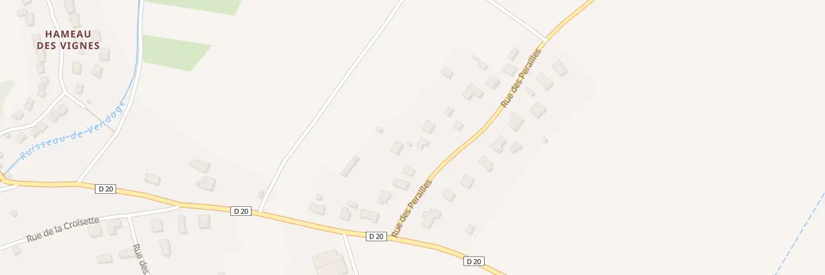 Plan du 13 Rue des Perailles à Paulhac