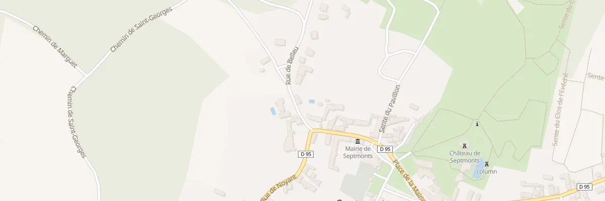 Plan du 4 Rue de Belleu à Septmonts