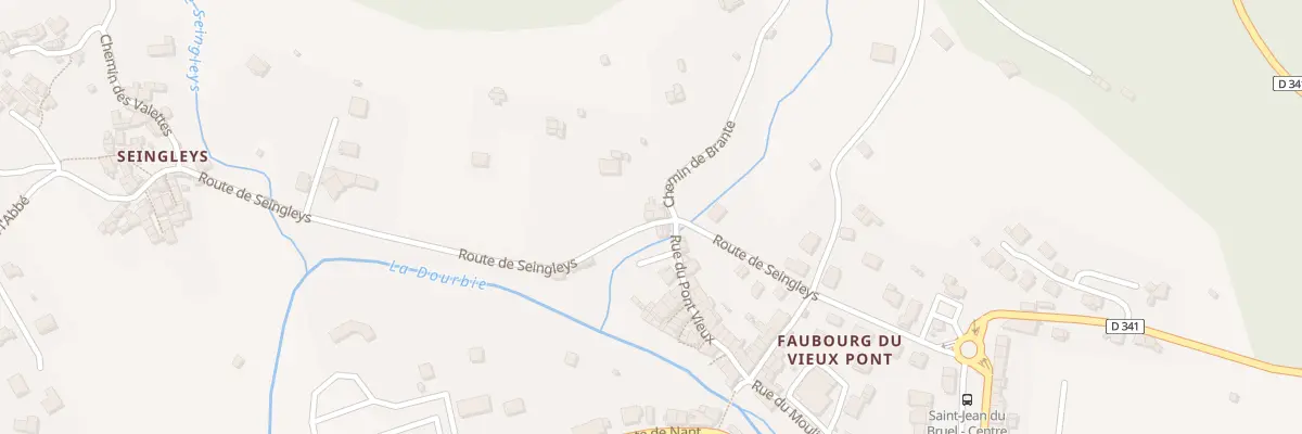 Plan du 5267 Les Cabanelles à Saint-Jean-du-Bruel
