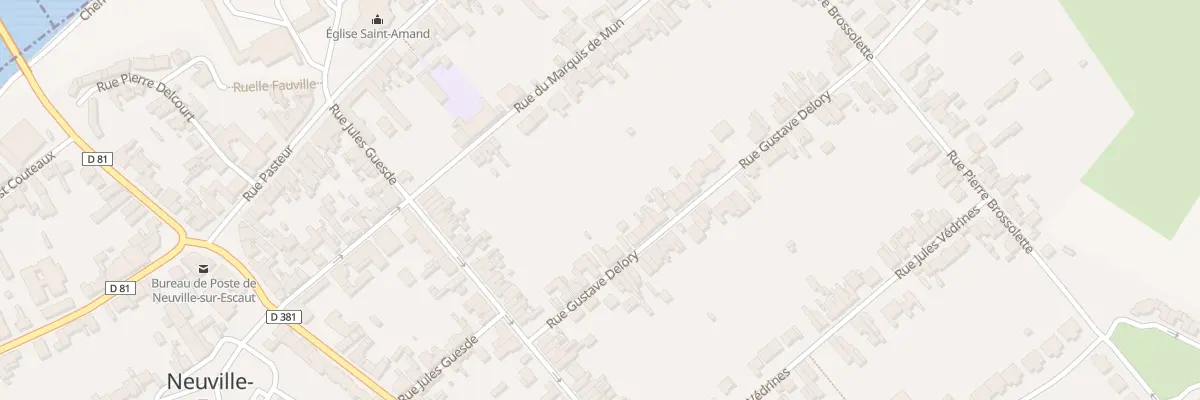 Plan du 11 Rue Gustave Delory à Neuville-sur-Escaut