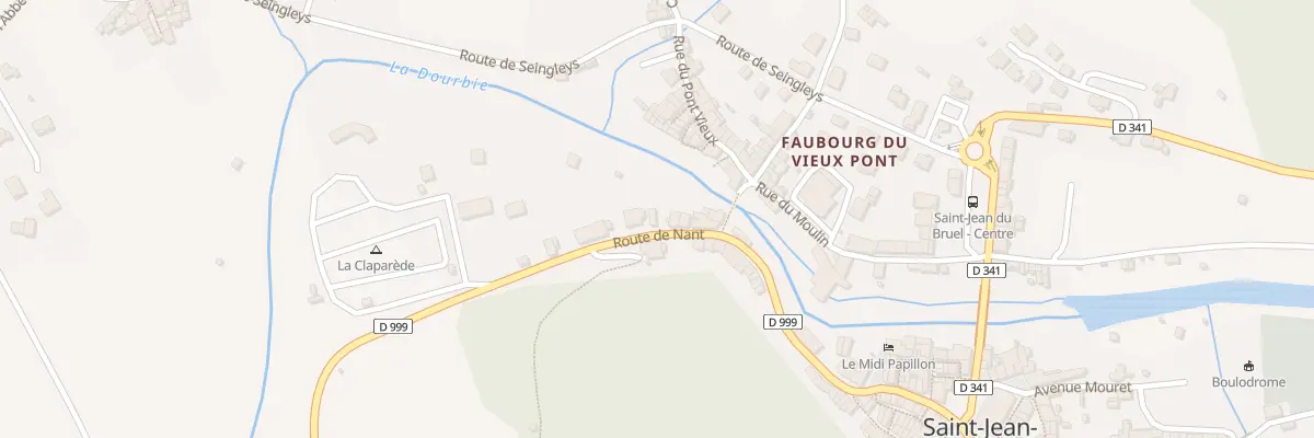 Plan du 5238 La Claparede à Saint-Jean-du-Bruel