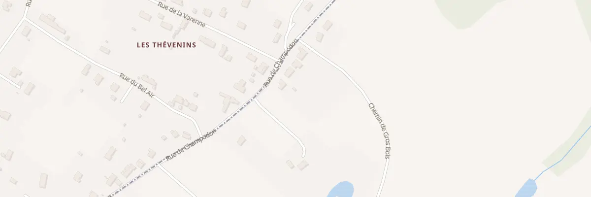 Plan du 84 Rue de Champodon à Espinasse-Vozelle