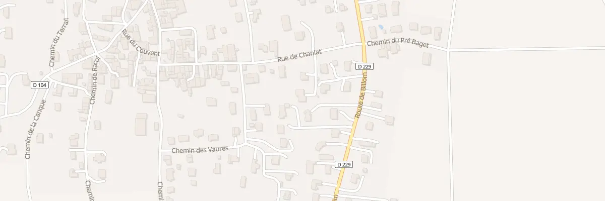 Plan du 5651 Rue de Chanlat à Moissat