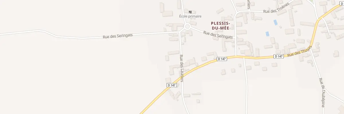 Plan du 9 Rue des Lauriers à Perceneige