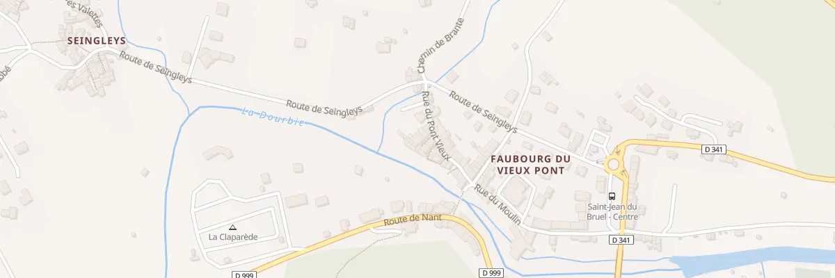 Plan du 33 Le Pont Vieux à Saint-Jean-du-Bruel