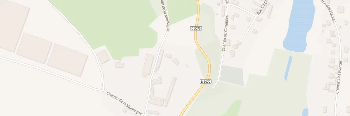 Plan du 1 Che de la Montagne à Leuilly-sous-Coucy