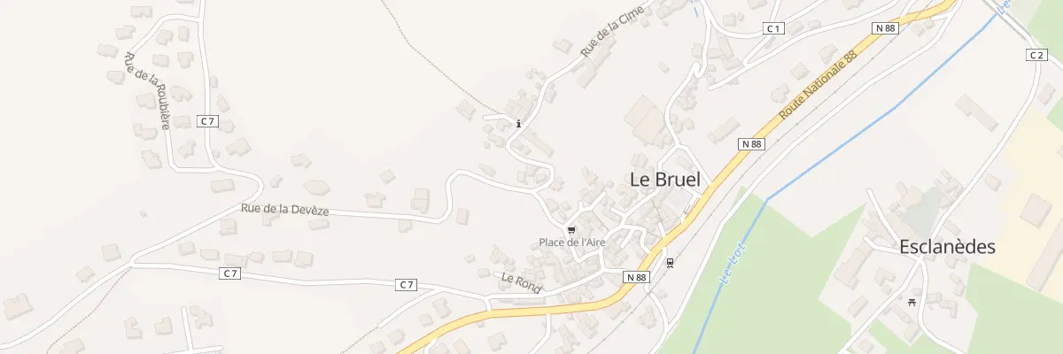 Plan du 5060 Rue de la Cîme à Esclanèdes