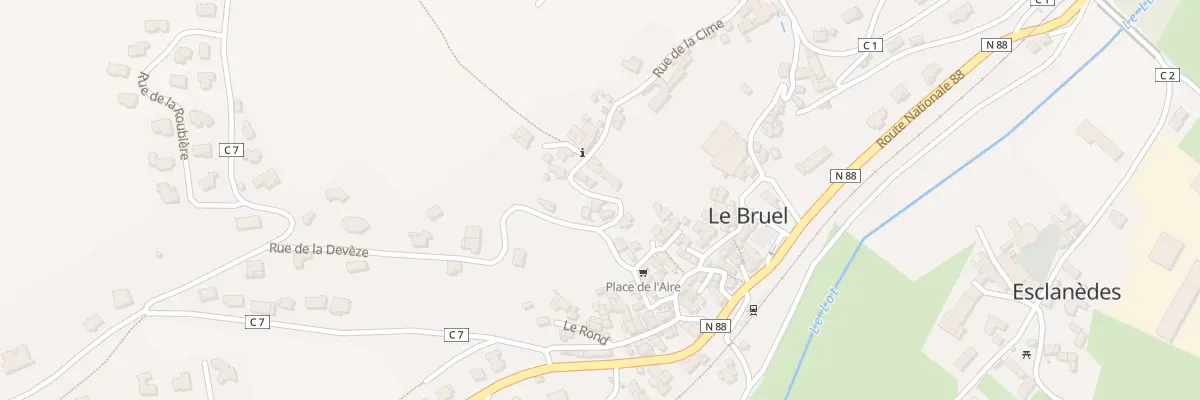 Plan du 5063 Rue de la Cîme à Esclanèdes