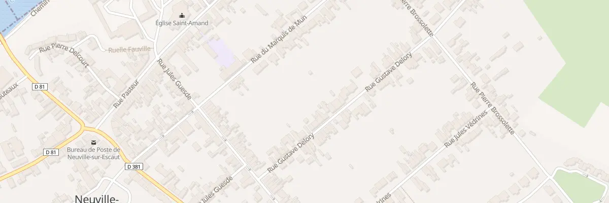 Plan du 15 Rue Gustave Delory à Neuville-sur-Escaut