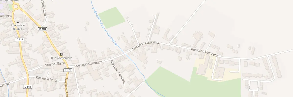 Plan du 36 Rue Léon Gambetta à Rieux-en-Cambrésis