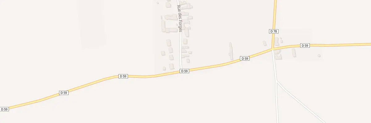 Plan du 1 Rue des Forges à Villuis