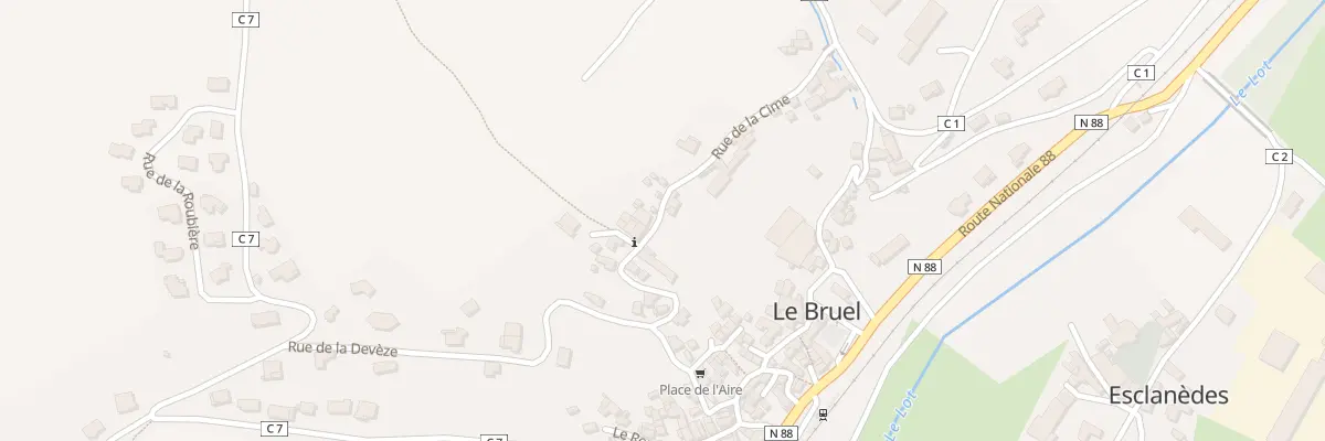Plan du 5184 Rue de la Cîme à Esclanèdes