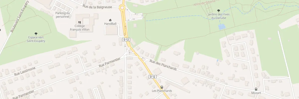 Plan du 3 Rue des Planchards à Yzeure