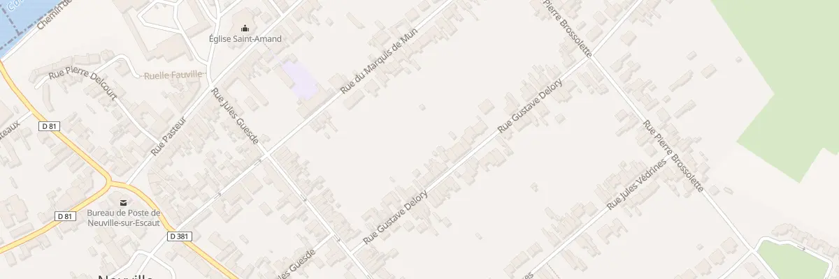 Plan du 17 Rue Gustave Delory à Neuville-sur-Escaut