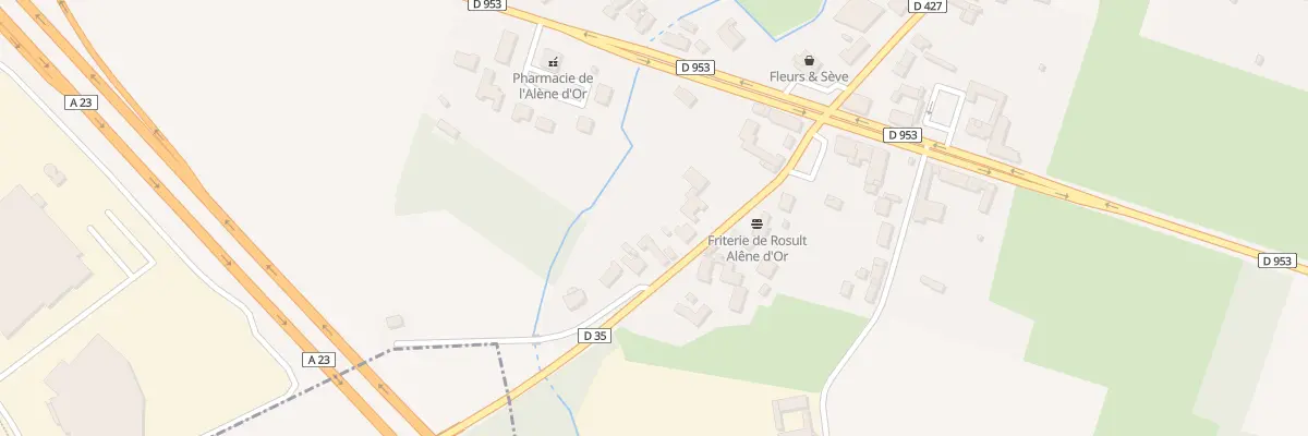 Plan du 118 Rte de Brillon à Rosult