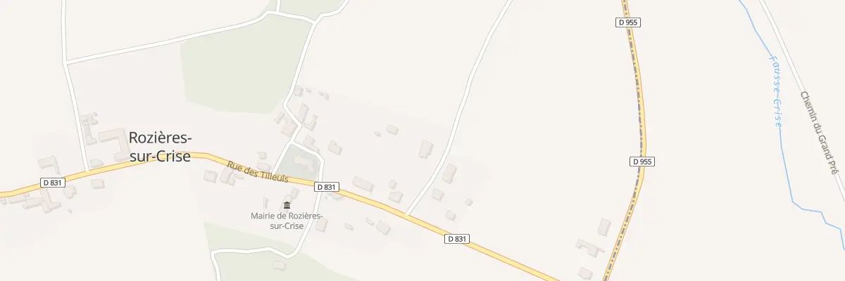 Plan du 2 Che du Rondeau à Rozières-sur-Crise