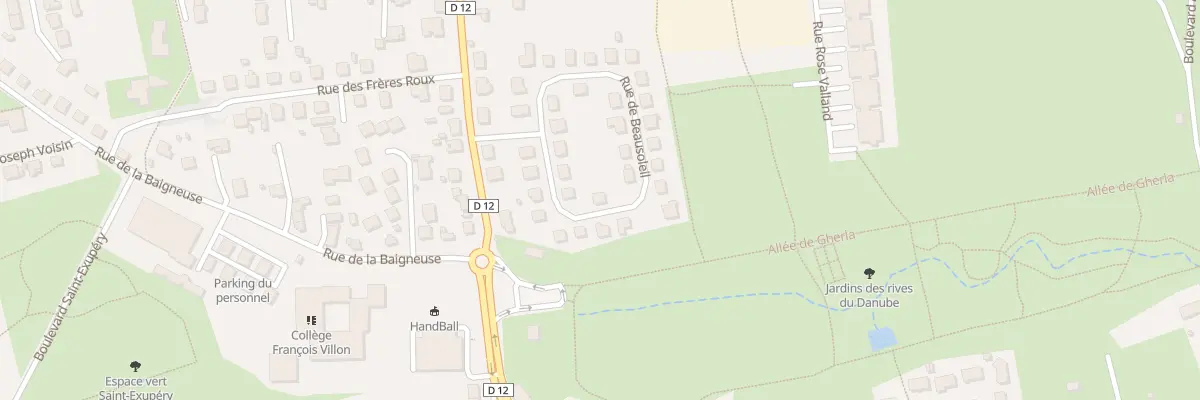 Plan du 9 Rue de Beausoleil à Yzeure