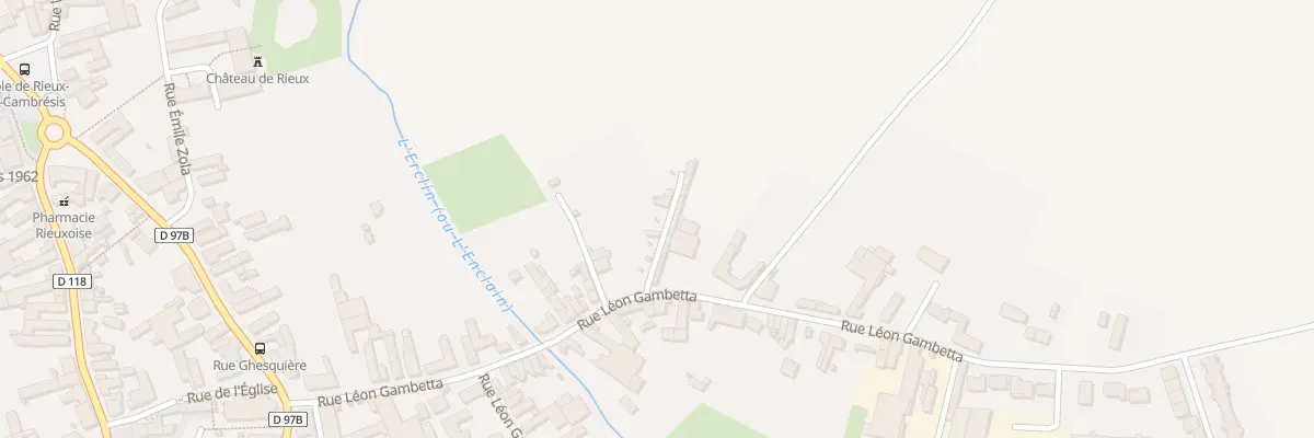 Plan du 47 Rue Léon Gambetta à Rieux-en-Cambrésis