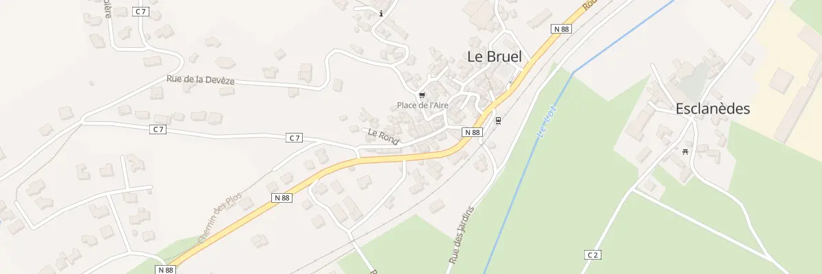Plan du 5083 Rue du Mûrier à Esclanèdes