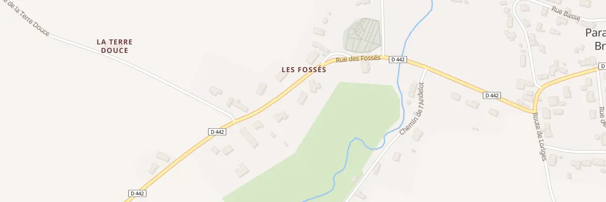 Plan du 11 Rue des Fossés à Paray-sous-Briailles