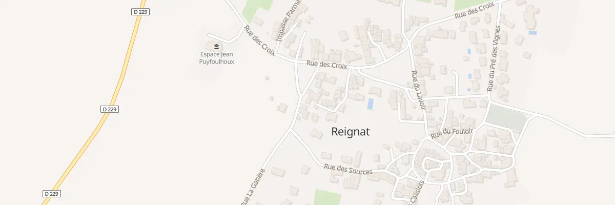 Plan du 5101 Bourg de Reignat à Reignat