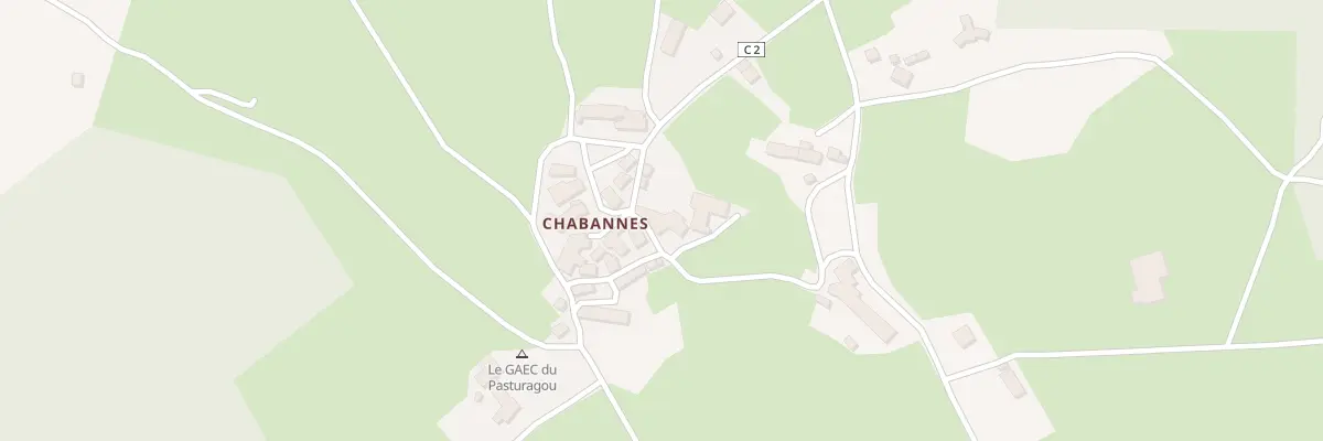 Plan du 5182 Chabannes à Fontans