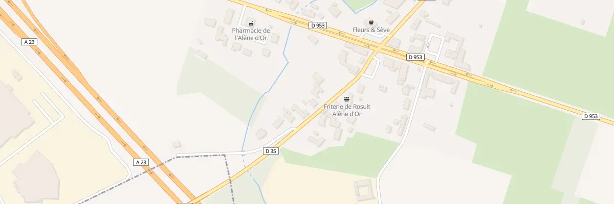 Plan du 118 Rte de Brillon à Rosult
