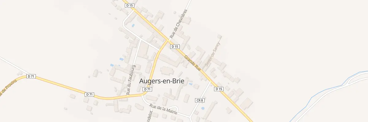 Plan du 8 Rue Grande à Augers-en-Brie
