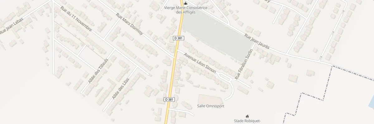 Plan du 4 Rue Leon Simon à Neuville-sur-Escaut