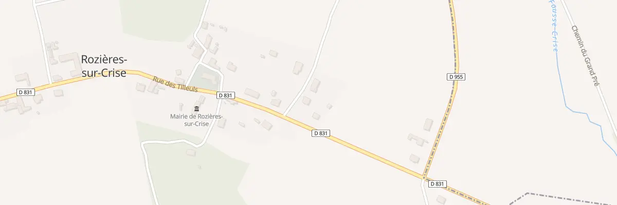 Plan du 1 Che du Rondeau à Rozières-sur-Crise