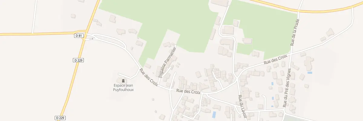 Plan du 5012 Bourg de Reignat à Reignat