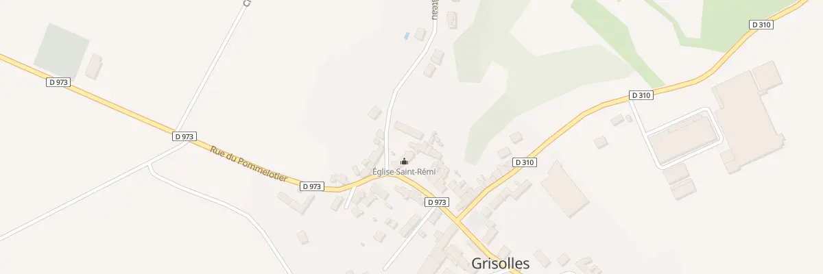 Plan du 2 Rue du Château à Grisolles