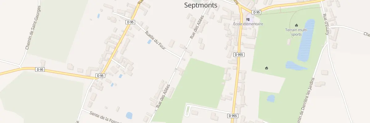 Plan du 7 Rue des Allées à Septmonts