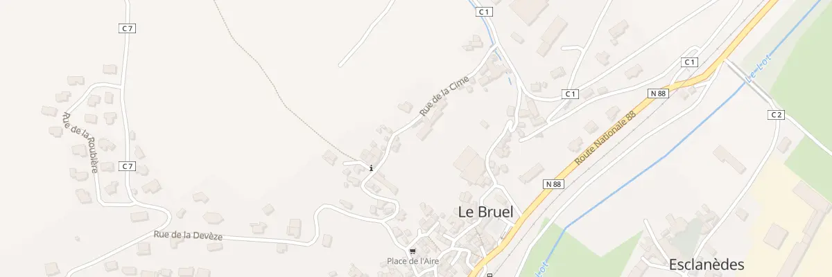 Plan du 170 Rue de la Cîme à Esclanèdes