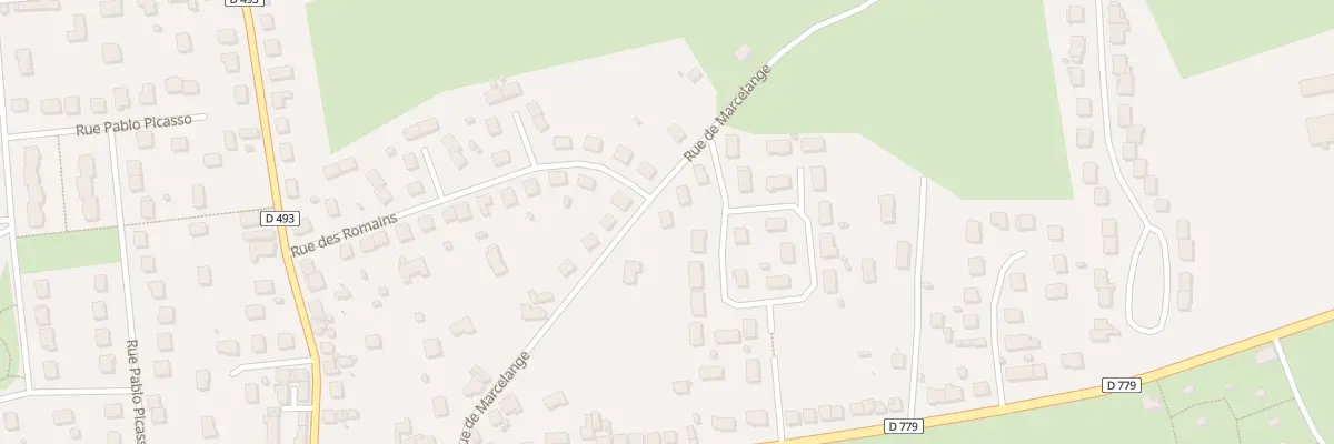 Plan du 16 Rue de Marcelange à Yzeure