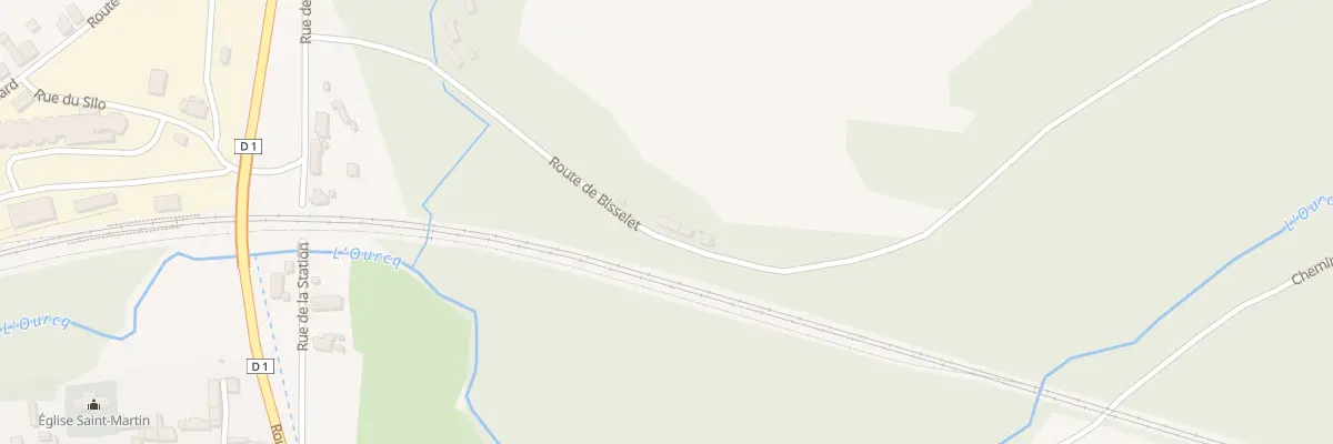 Plan du 7 Rte de Bisselet à Breny