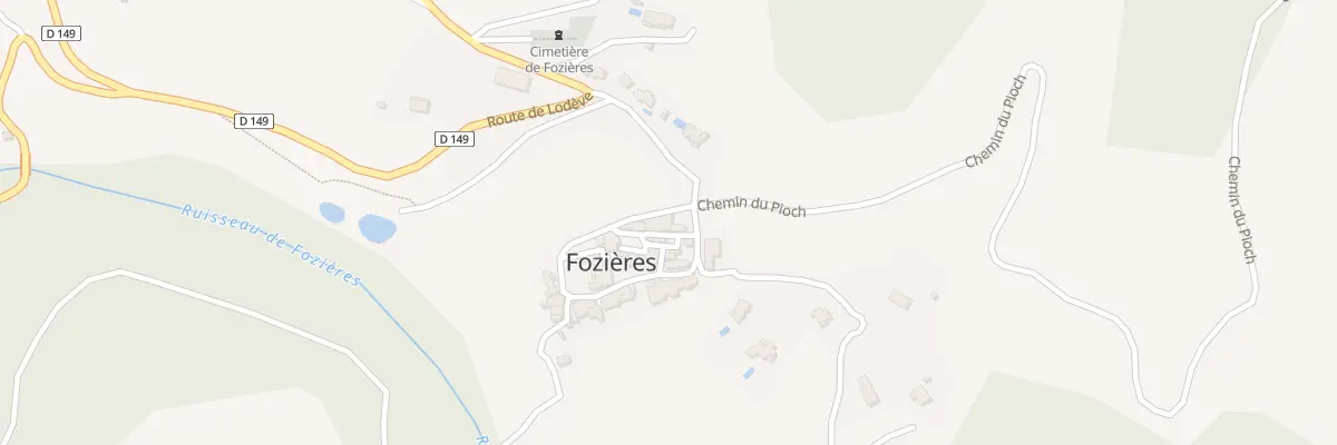Plan du 4 Rue du Pontil à Fozières