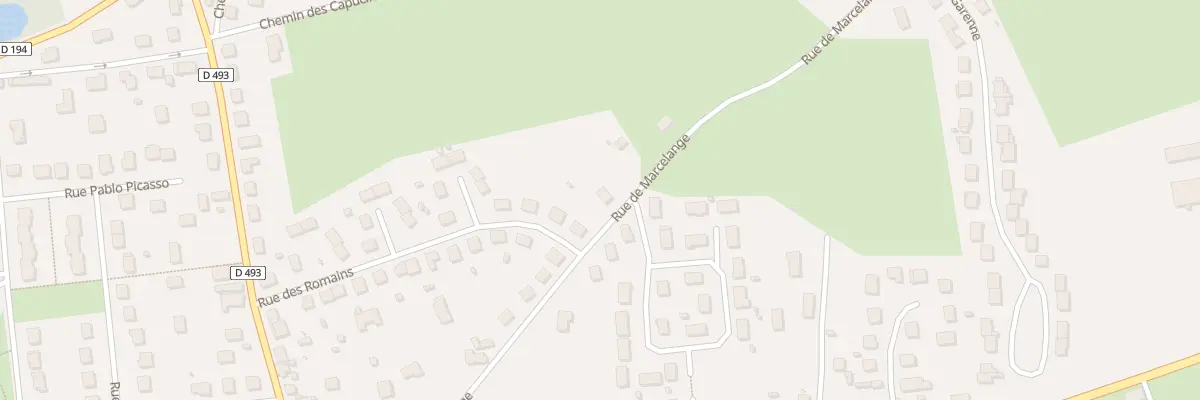 Plan du 23 Rue de Marcelange à Yzeure