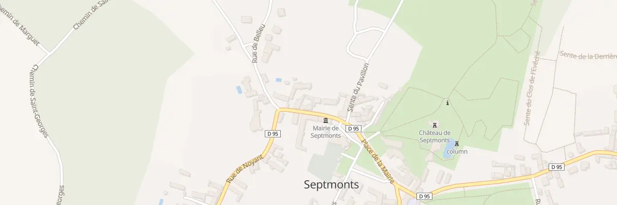 Plan du 4 Rue de Noyant à Septmonts