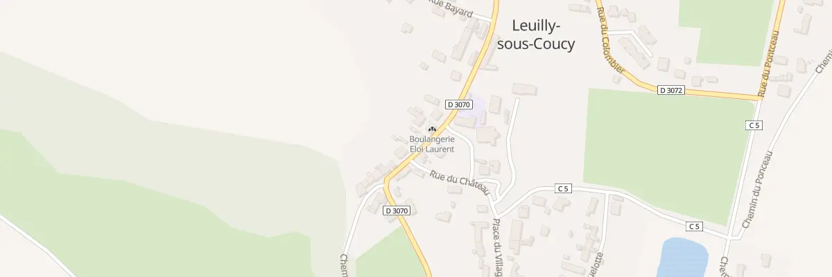 Plan du 9 Grande Rue à Leuilly-sous-Coucy