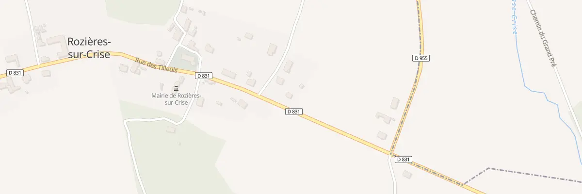 Plan du 8A Rue des Tilleuls à Rozières-sur-Crise