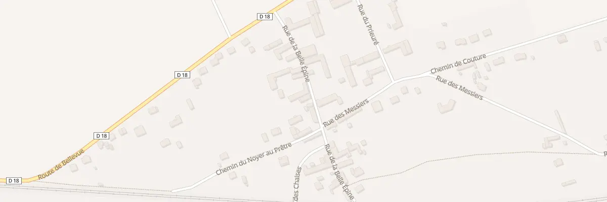 Plan du 20 Rue de la Belle Epine à Hermé