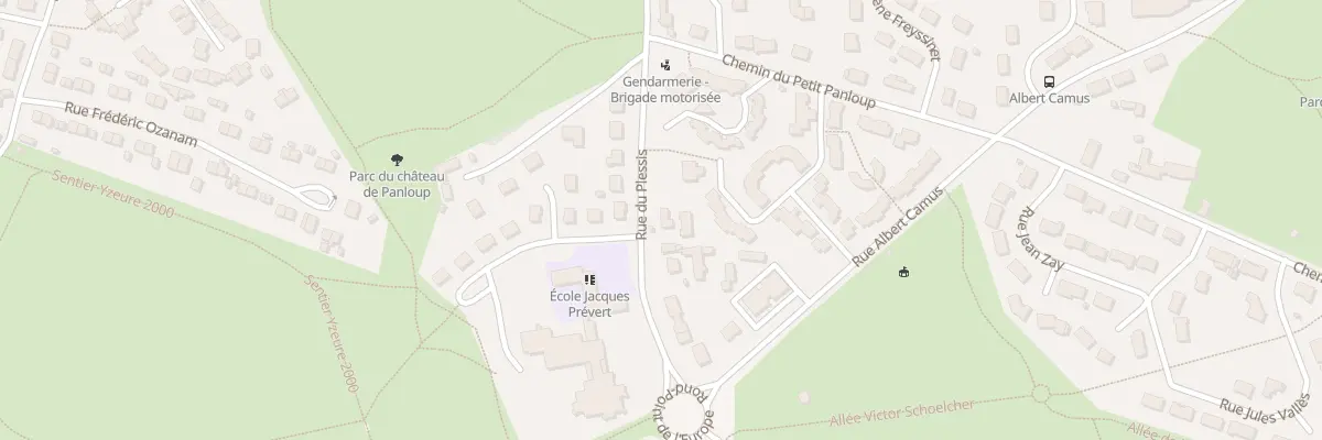 Plan du 45 Rue du Plessis à Yzeure